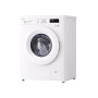 LG Washing Machine , F4X1008NWH , Energy efficiency class A , Front loading , Washing capacity 8 kg , 1400 RPM , Depth 56 cm , Width 60 cm , Display , LCD , Steam function , Direct drive , Wi-Fi , White