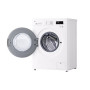 LG Washing Machine , F4X1008NWH , Energy efficiency class A , Front loading , Washing capacity 8 kg , 1400 RPM , Depth 56 cm , Width 60 cm , Display , LCD , Steam function , Direct drive , Wi-Fi , White