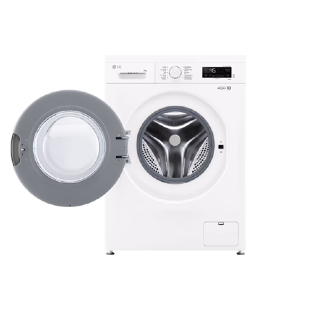 LG Washing Machine , F4X1008NWH , Energy efficiency class A , Front loading , Washing capacity 8 kg , 1400 RPM , Depth 56 cm , Width 60 cm , Display , LCD , Steam function , Direct drive , Wi-Fi , White