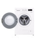 LG Washing Machine , F4X1008NWH , Energy efficiency class A , Front loading , Washing capacity 8 kg , 1400 RPM , Depth 56 cm , Width 60 cm , Display , LCD , Steam function , Direct drive , Wi-Fi , White