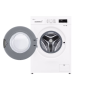 LG Washing Machine , F4X1008NWH , Energy efficiency class A , Front loading , Washing capacity 8 kg , 1400 RPM , Depth 56 cm , Width 60 cm , Display , LCD , Steam function , Direct drive , Wi-Fi , White