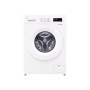 LG Washing Machine , F4X1008NWH , Energy efficiency class A , Front loading , Washing capacity 8 kg , 1400 RPM , Depth 56 cm , Width 60 cm , Display , LCD , Steam function , Direct drive , Wi-Fi , White