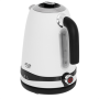 Adler , Kettle , AD 1295w , Electric , 2200 W , 1.7 L , Stainless steel , 360° rotational base , White