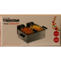 SALE OUT. Tristar FR-9342 Double deep fryer, Total capacity 6 L, 3600 W, Stainless Steel/Black , Tristar Double deep fryer , FR-9342 , Power 3600 W , Capacity 6 L , Silver , DAMAGED PACKAGING, DENTED BODY (BACKSIDE, BOTTOM) , 24 month(s)