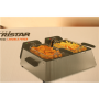 SALE OUT. Tristar FR-9342 Double deep fryer, Total capacity 6 L, 3600 W, Stainless Steel/Black , Tristar Double deep fryer , FR-9342 , Power 3600 W , Capacity 6 L , Silver , DAMAGED PACKAGING, DENTED BODY (BACKSIDE, BOTTOM) , 24 month(s)