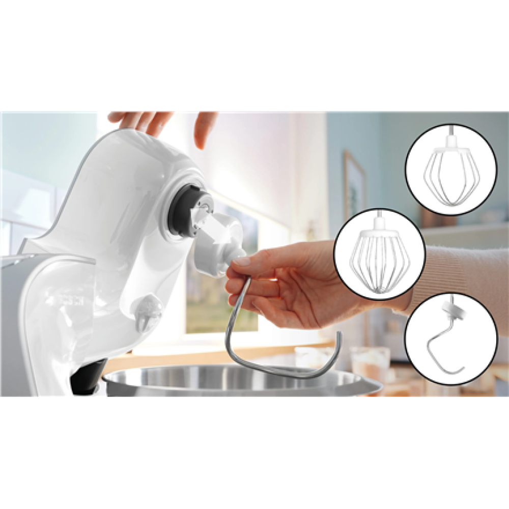Bosch , Kitchen Machine , MUM58200 , 1000 W , Number of speeds 7 , Bowl capacity 3.9 L , White