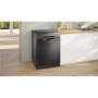 Dishwasher , SMS4EMC06E , Free standing , Width 60 cm , Number of place settings 14 , Number of programs 6 , Energy efficiency class B , Display , AquaStop function , Black inox