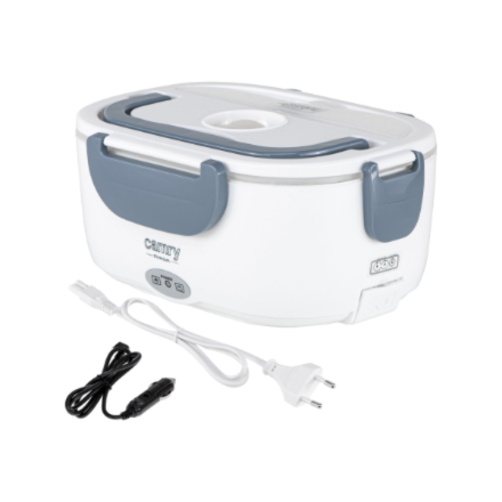 Camry , Electric Lunchbox DC12V and AC230V , CR 4483 , Capacity 1.1 L , Material Plastic , White/Grey