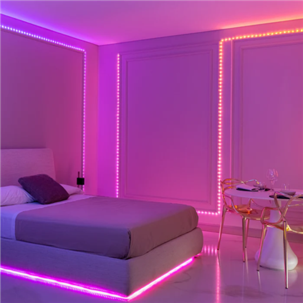Twinkly Dots Smart LED 400 RGB, 20m, Black wire,Multicolor