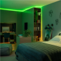 Twinkly Dots Smart LED 400 RGB, 20m, Black wire,Multicolor