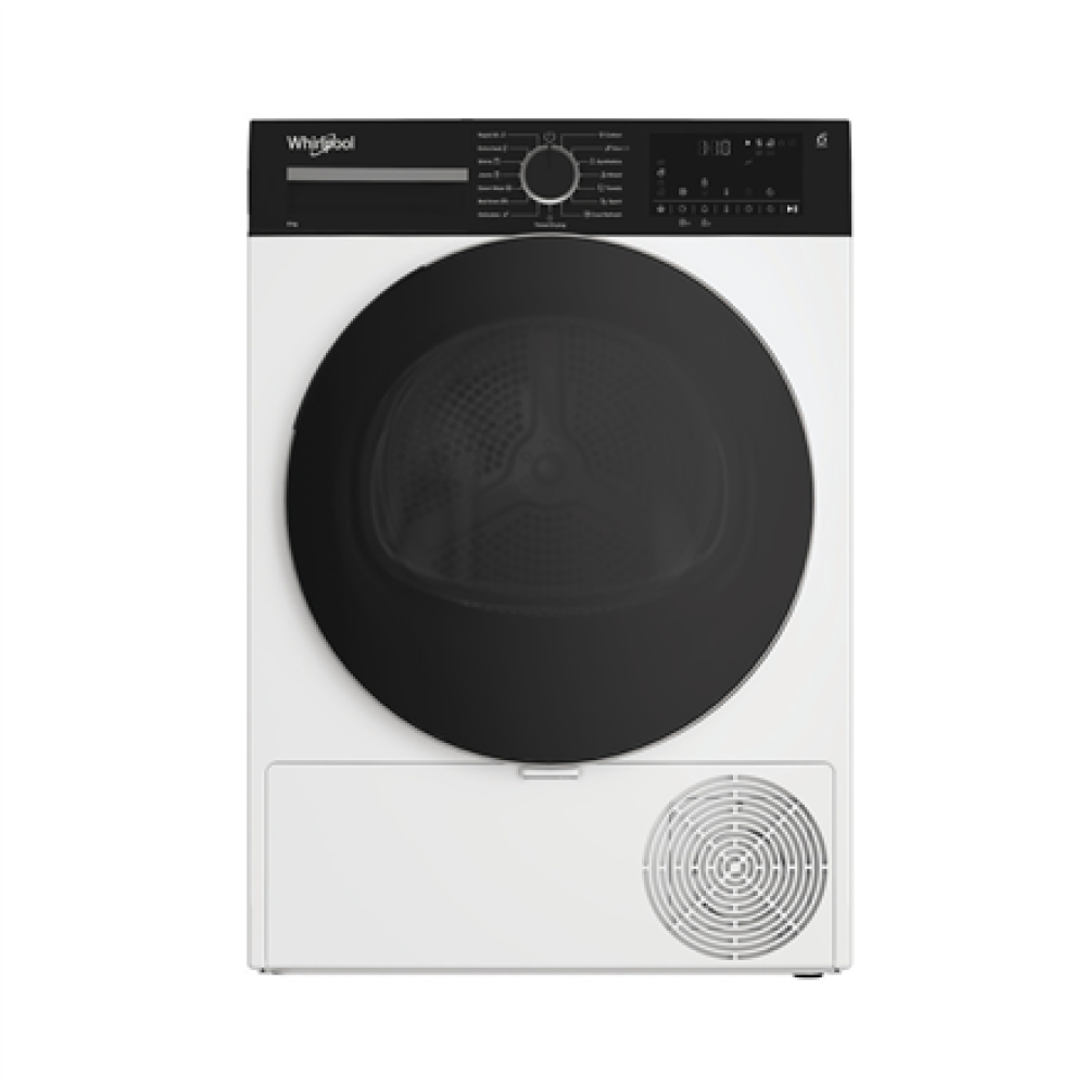 Whirlpool Dryer Machine , WPS D8 WBS EE , Energy efficiency class D , Front loading , 8 kg , Heat pump , Digital , Depth 55 cm , White