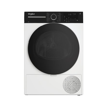 Whirlpool Dryer Machine , WPS D8 WBS EE , Energy efficiency class D , Front loading , 8 kg , Heat pump , Digital , Depth 55 cm , White