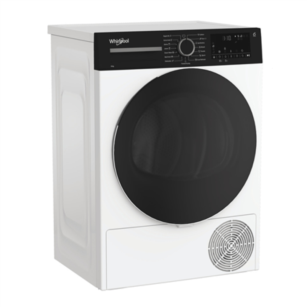 Whirlpool Dryer Machine , WPS D8 WBS EE , Energy efficiency class D , Front loading , 8 kg , Heat pump , Digital , Depth 55 cm , White
