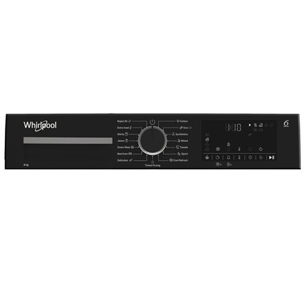 Whirlpool Dryer Machine , WPS D8 WBS EE , Energy efficiency class D , Front loading , 8 kg , Heat pump , Digital , Depth 55 cm , White