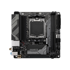Gigabyte , A620I AX 1.0 , Processor family AMD , Processor socket AM5 , DDR5 DIMM , Supported hard disk drive interfaces SATA, M.2 , Number of SATA connectors 2