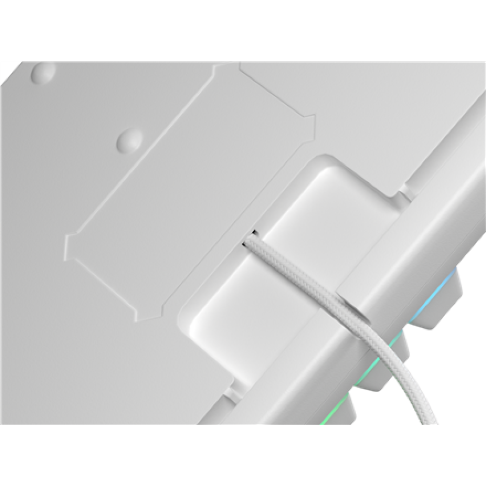 Genesis , THOR 303 , Mechanical Gaming Keyboard , Wired , US , White , USB-A , Outemu Peach Silent