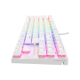 Genesis , THOR 303 , Mechanical Gaming Keyboard , Wired , US , Outemu Peach Silent , White
