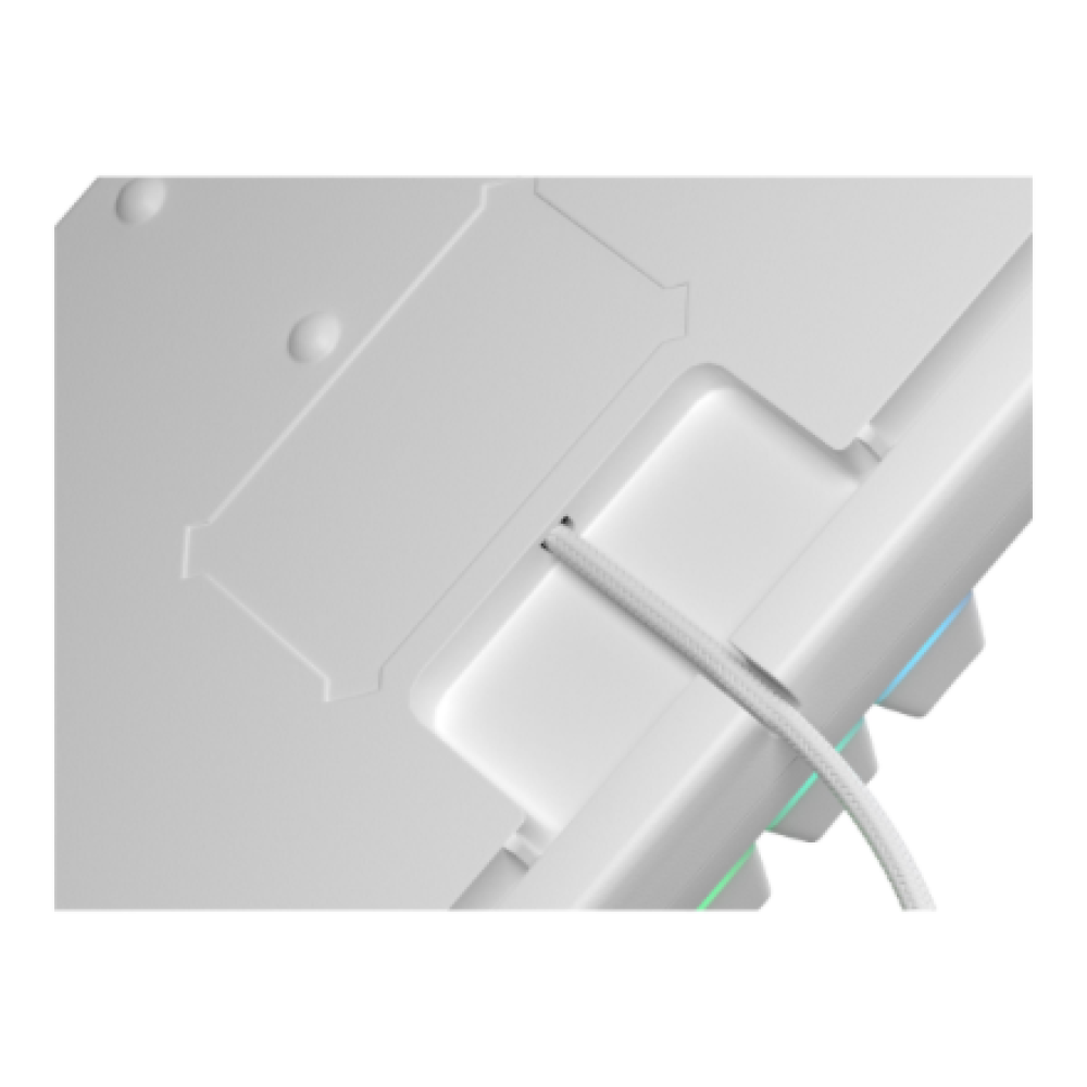 Genesis , THOR 303 , Mechanical Gaming Keyboard , Wired , US , Outemu Peach Silent , White