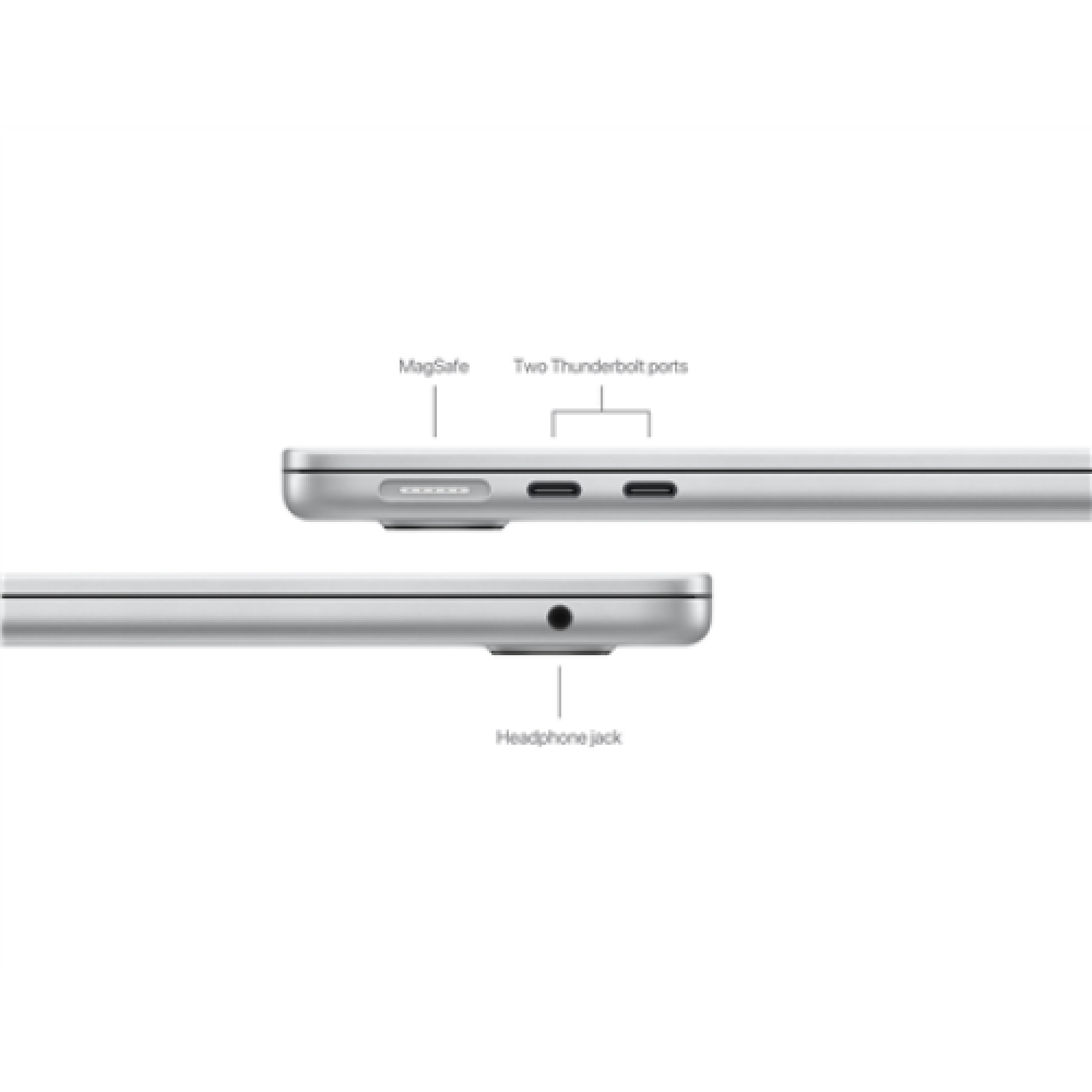 Apple MacBook , Air , Silver , 13 , IPS , 2560 x 1664 pixels , Apple M3 , 16 GB , Solid-state drive capacity 512 GB , Apple M3 chip 8-core CPU/10-core GPU , macOS , 802.11ax , Bluetooth version 5.0 , Keyboard language Swedish , Keyboard backlit , Warranty