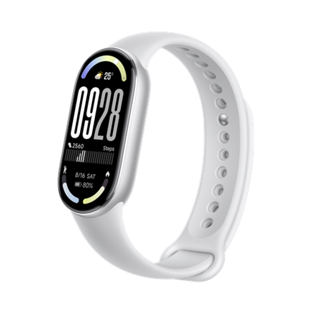 Xiaomi Smart Band 10 , AMOLED , Waterproof , Bluetooth , Glacier Silver