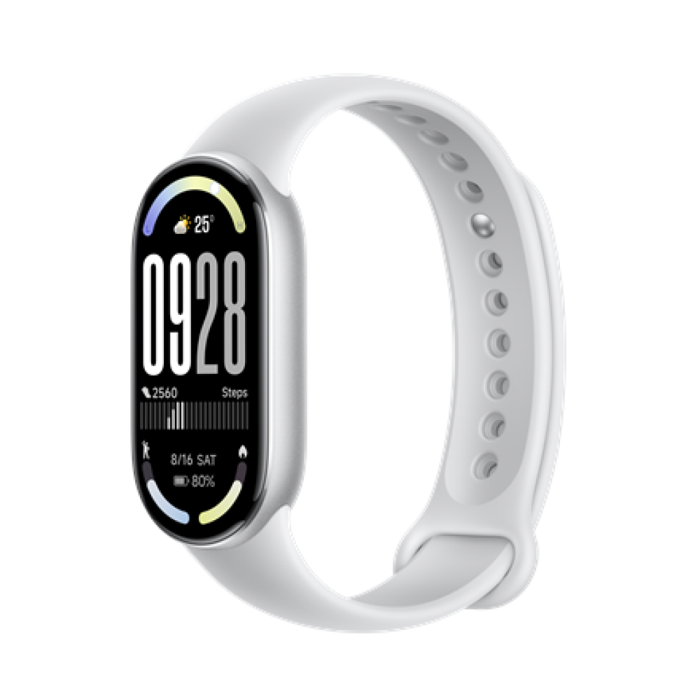 Xiaomi Smart Band 10 , AMOLED , Waterproof , Bluetooth , Glacier Silver