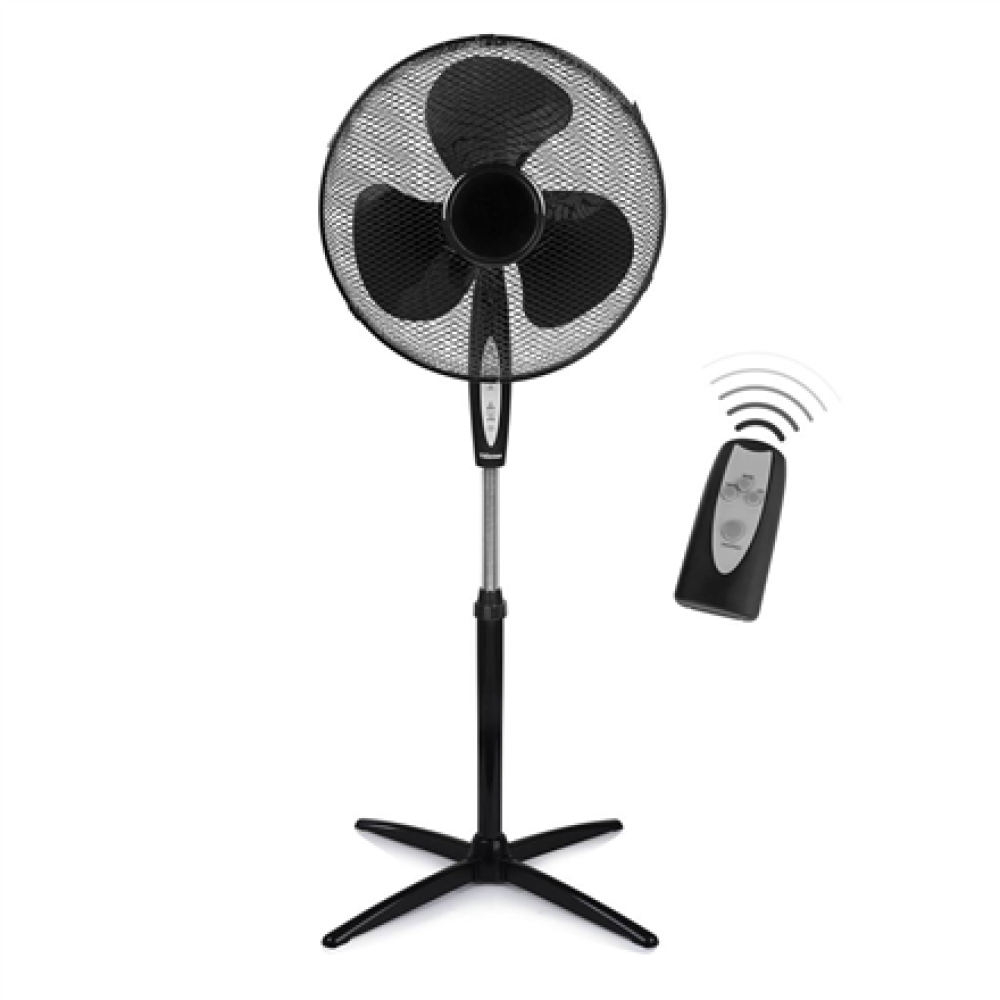Tristar , Fan , VE-5899 , Stand Fan , Black , Diameter 40 cm , Number of speeds 3 , Oscillation , 45 W , Remote control