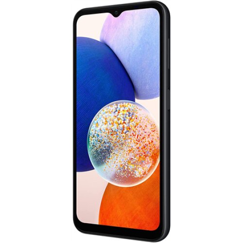 Samsung , Galaxy , A14 A145 , Black , 6.6 , PLS LCD , Mediatek MT6769 , Helio G80 (12 nm) , Internal RAM 4 GB , 64 GB , microSDXC , Dual SIM , Nano-SIM , 3G , 4G , Main camera 50 + 5 + 2 MP , Secondary camera 13 MP , Android , 13 , 5000 mAh