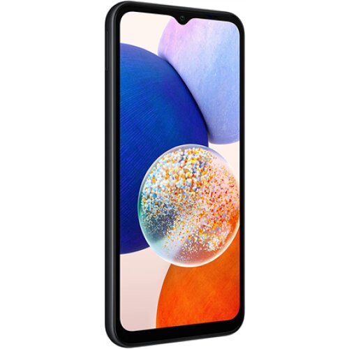 Samsung , Galaxy , A14 A145 , Black , 6.6 , PLS LCD , Mediatek MT6769 , Helio G80 (12 nm) , Internal RAM 4 GB , 64 GB , microSDXC , Dual SIM , Nano-SIM , 3G , 4G , Main camera 50 + 5 + 2 MP , Secondary camera 13 MP , Android , 13 , 5000 mAh