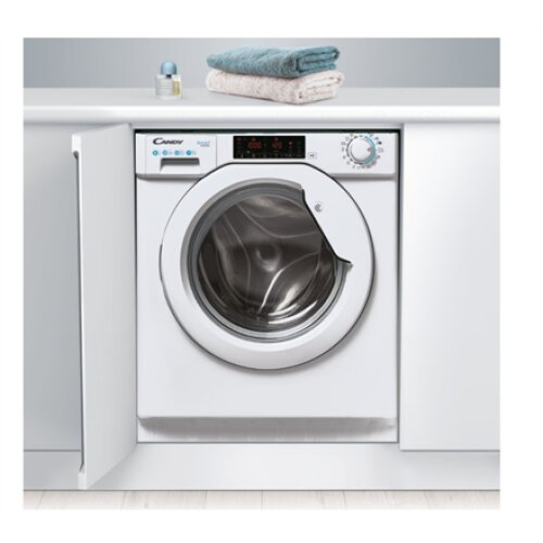 Candy Washing Machine , CBW 48TWME-S , Energy efficiency class A , Front loading , Washing capacity 8 kg , 1400 RPM , Depth 54 cm , Width 60 cm , LCD , White