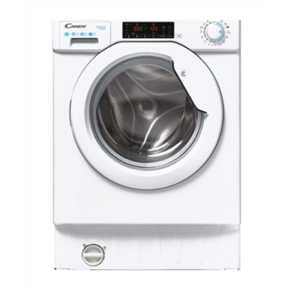Candy Washing Machine , CBW 48TWME-S , Energy efficiency class A , Front loading , Washing capacity 8 kg , 1400 RPM , Depth 54 cm , Width 60 cm , LCD , White