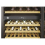 Hoover , Wine Cooler , HWCB 60/N , Energy efficiency class G , Free standing , Bottles capacity 46 , Cooling type , Black