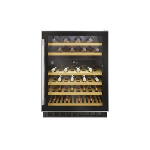 Hoover , Wine Cooler , HWCB 60/N , Energy efficiency class G , Free standing , Bottles capacity 46 , Cooling type , Black
