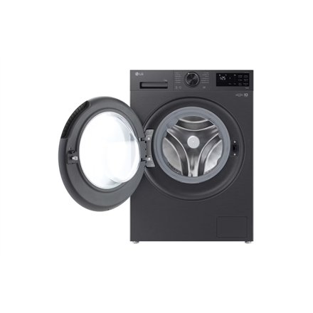 LG , Washing machine , F4X5011TBB , Energy efficiency class A , Front loading , Washing capacity 11 kg , 1400 RPM , Depth 57 cm , Width 60 cm , Display , LED , Steam function , Direct drive , Wi-Fi , Matte Black
