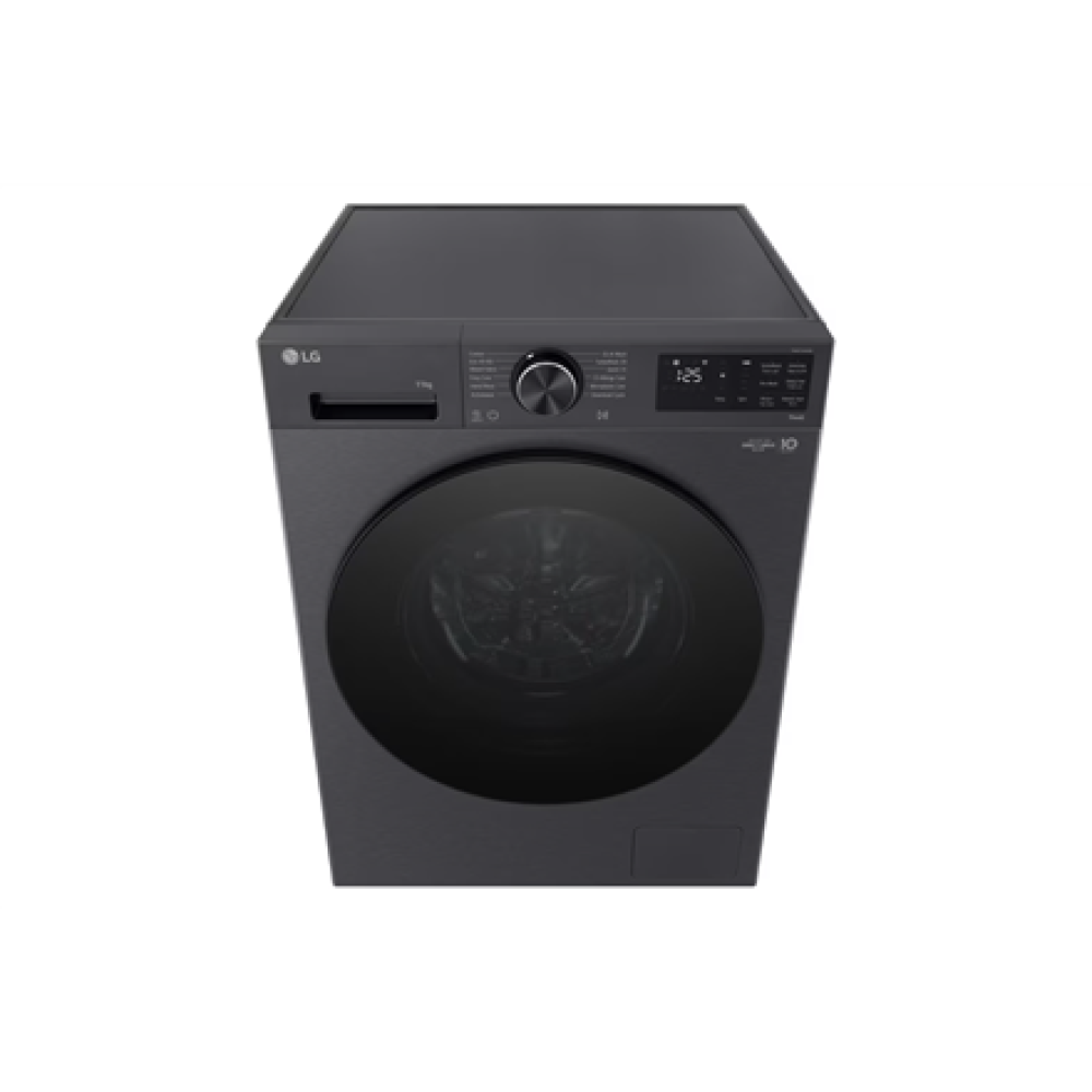 LG Washing machine , F4X5011TBB , Energy efficiency class A , Front loading , Washing capacity 11 kg , 1400 RPM , Depth 57 cm , Width 60 cm , Display , LED , Steam function , Direct drive , Wi-Fi , Matte Black