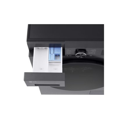 LG , Washing machine , F4X5011TBB , Energy efficiency class A , Front loading , Washing capacity 11 kg , 1400 RPM , Depth 57 cm , Width 60 cm , Display , LED , Steam function , Direct drive , Wi-Fi , Matte Black