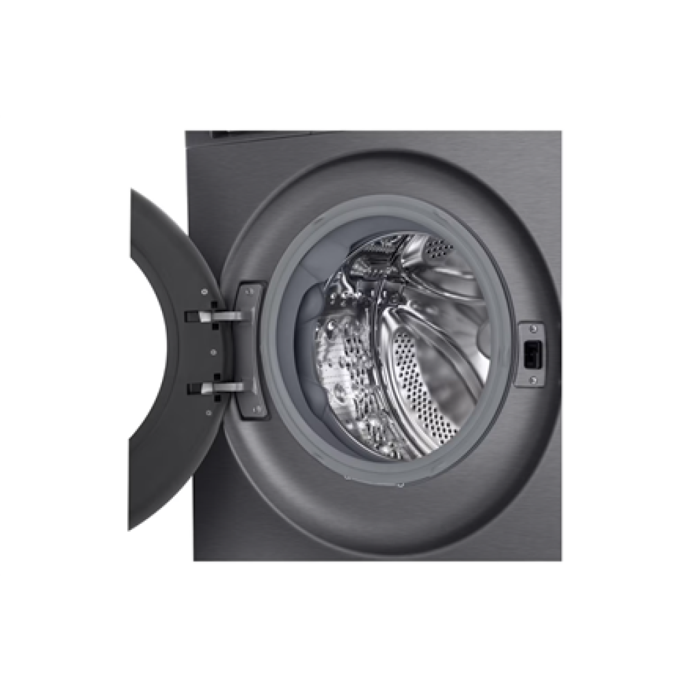 LG Washing machine , F4X5011TBB , Energy efficiency class A , Front loading , Washing capacity 11 kg , 1400 RPM , Depth 57 cm , Width 60 cm , Display , LED , Steam function , Direct drive , Wi-Fi , Matte Black