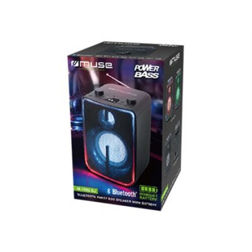 Muse , Bluetooth Party Box Speaker with Battery , M-1802DJ , 60 W , Bluetooth , Wireless connection , Black