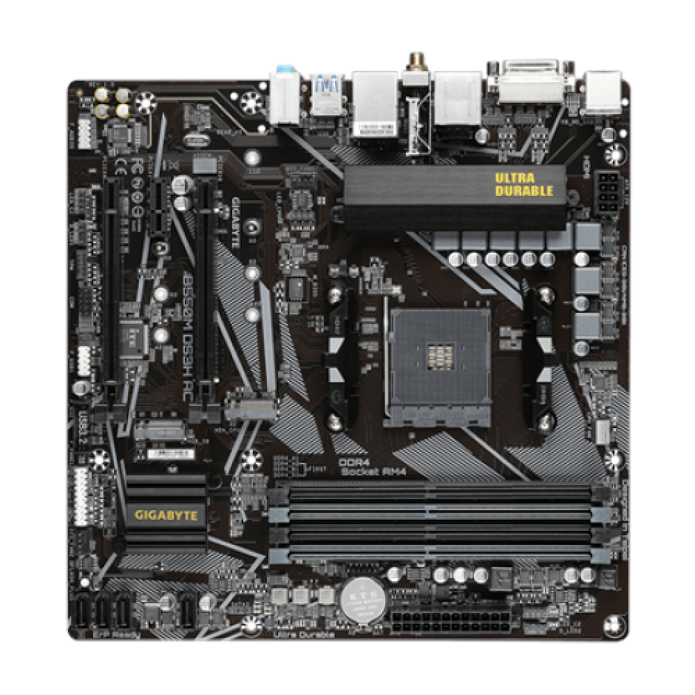 Gigabyte , B550M DS3H AC 1.0/1.1/1.2/1.3/1.5 M/B , Processor family AMD , Processor socket AM4 , DDR4 DIMM , Memory slots 4 , Supported hard disk drive interfaces SATA, M.2 , Number of SATA connectors 4 , Chipset AMD B550 , Micro ATX