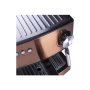 Adler , Espresso coffee machine , AD 4404cr , Pump pressure 15 bar , Built-in milk frother , Semi-automatic , 850 W , Cooper/ black