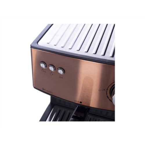 Adler , Espresso coffee machine , AD 4404cr , Pump pressure 15 bar , Built-in milk frother , Semi-automatic , 850 W , Cooper/ black