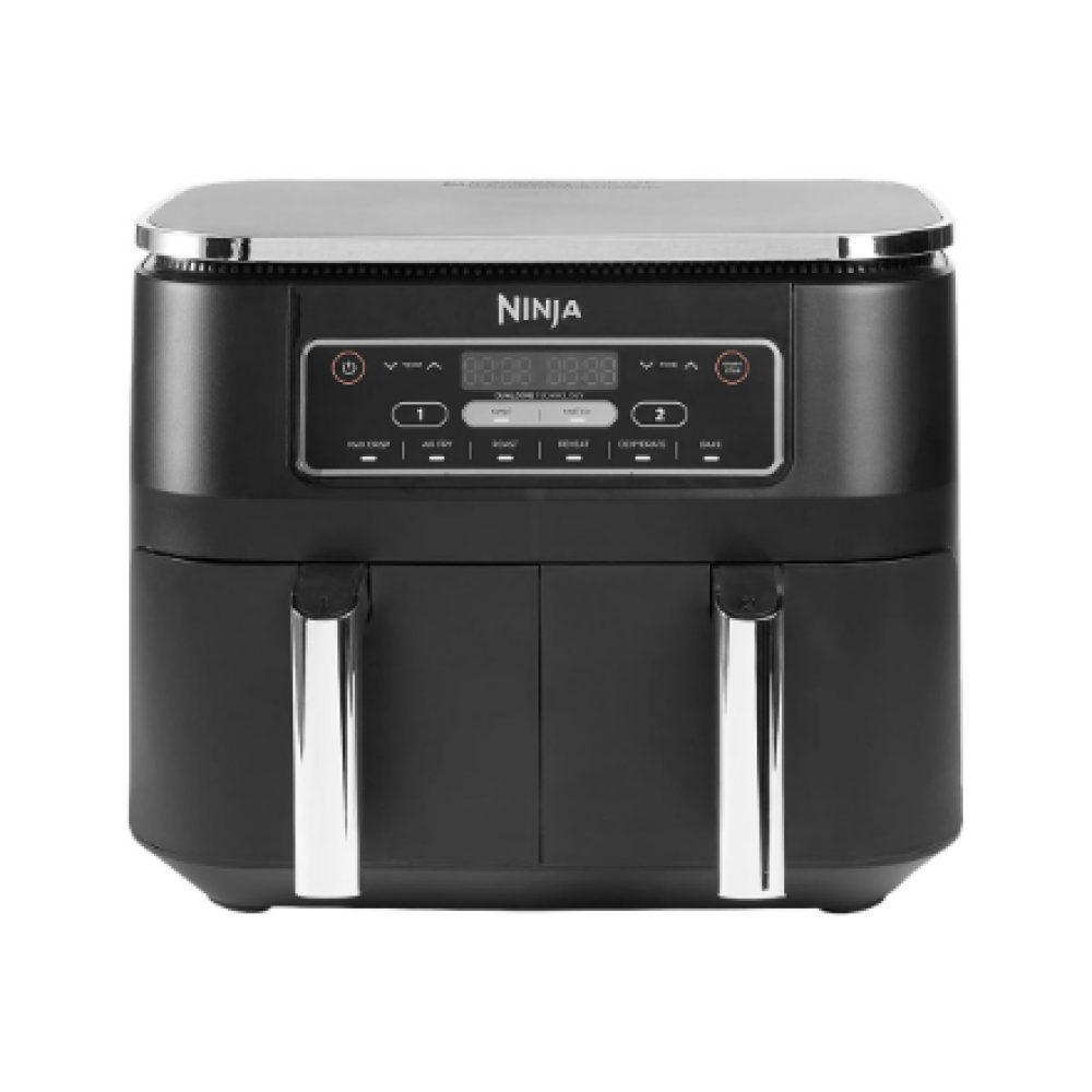 NINJA , Air Fryer , AF300 , Power 1 frying compartment: 1200 W; 2 frying compartments: 2400 W W , Capacity 7.6 L , Black