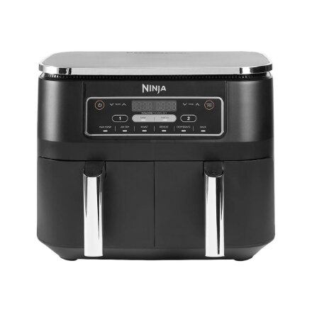 NINJA , Air Fryer , AF300 , Power 1 frying compartment: 1200 W; 2 frying compartments: 2400 W W , Capacity 7.6 L , Black