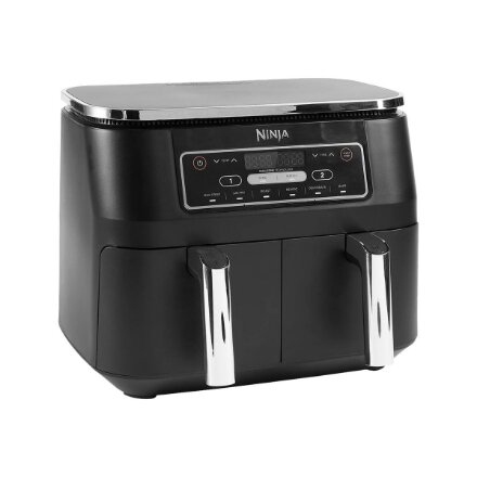 NINJA , Air Fryer , AF300 , Power 1 frying compartment: 1200 W; 2 frying compartments: 2400 W W , Capacity 7.6 L , Black