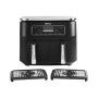 NINJA , Air Fryer , AF300 , Power 1 frying compartment: 1200 W; 2 frying compartments: 2400 W W , Capacity 7.6 L , Black
