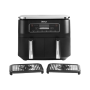 NINJA , Air Fryer , AF300 , Power 1 frying compartment: 1200 W; 2 frying compartments: 2400 W W , Capacity 7.6 L , Black