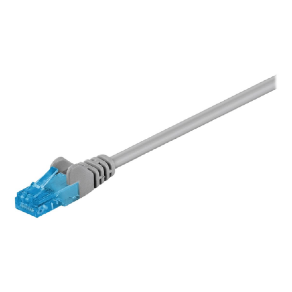 Goobay 55418 CAT 6A patch cable U/UTP, grey, 0.5 m , Goobay