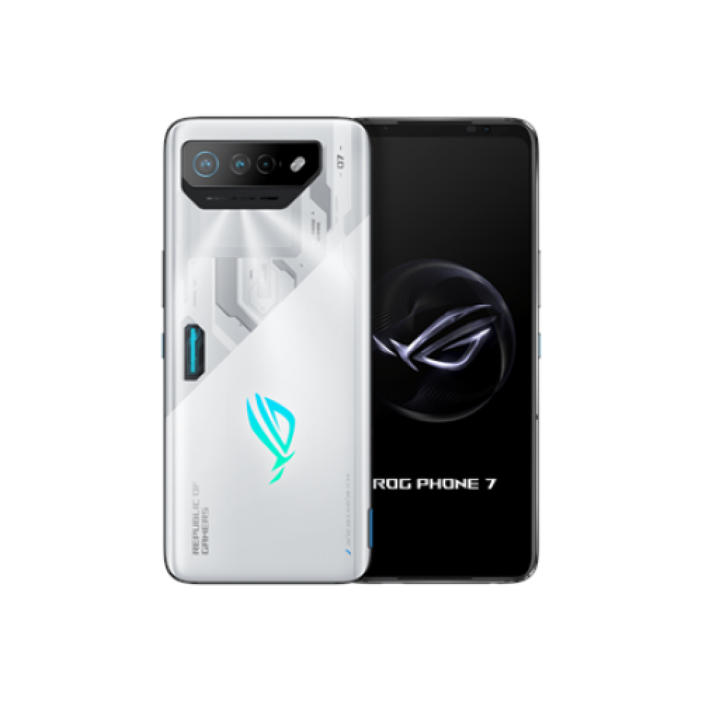 Asus ROG Phone 7 Storm White, 6.78 , AMOLED, 1080 x 2448 pixels, Qualcomm SM8550-AB, Snapdragon 8 Gen 2 (4 nm), Internal RAM 16 GB, 512 GB, Dual SIM, Nano-SIM, 3G, 4G, 5G, Main camera 50+13+5 MP, Secondary camera 32 MP, Android, 13, 6000 mAh