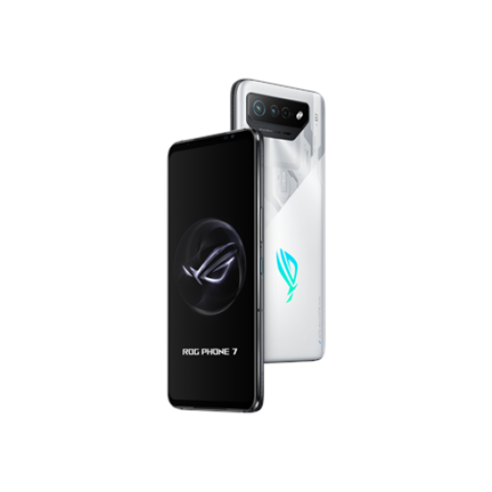 Asus ROG Phone 7 Storm White, 6.78 , AMOLED, 1080 x 2448 pixels, Qualcomm SM8550-AB, Snapdragon 8 Gen 2 (4 nm), Internal RAM 16 GB, 512 GB, Dual SIM, Nano-SIM, 3G, 4G, 5G, Main camera 50+13+5 MP, Secondary camera 32 MP, Android, 13, 6000 mAh