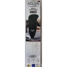 SALE OUT. Adler Milk Frother , AD 4491 , Milk frother , Black , DAMAGED PACKAGING
