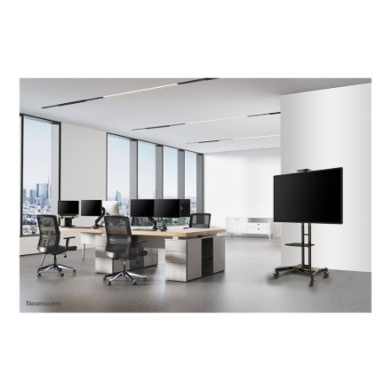 Neomounts Floor stand , NM-M1700BLACK TV trolley , Adjustable Height , 32-75 , Maximum weight (capacity) 50 kg , Black